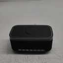 S300 Portable Bluetooth Speaker with 15W Fast Wireless Charging, 13-Color Dimmable Night Light, White Noise, Alarm, FM Radio, 10W Stereo, BT5.3, TWS, for Home, Office, Bedroom (Black)