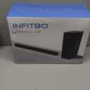 Sound Bar for Smart TV 2.1CH 190W Peak Power Soundbar with Subwoofer Detachable 2-in-1 BT 5.4 Surround Sound System 12L Deep Bass for PC Game with HD-ARC/Opt/USB/AUX Home Theater