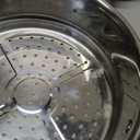 Dezin Hot Pot Electric with Steamer, Rapid Noodles Cooker, Stainless Steel Electric Pot 1.6 Liter, Perfect for Ramen, Egg, Dumpling, Soup, Oatmeal with Temperature Control and Keep Warm Function