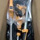 Electric Drywall Sander, 950W Drywall Power Sander with Vacuum Dust Collector, Variable Speed 800-2100RPM, LED Light, Dustless Wall Sander for Drywall, Popcorn Ceiling, Corner etc (Orange)