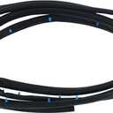DVPARTS Right Passenger Side Rear Door Weather Strip Seal Rubber 72825SDAA01 72825-SDA-A01 Compatible with Honda Accord 2003-2007