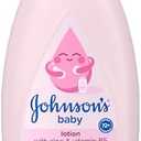 Johnson's Baby Lotion with Coconut Oil, Aloe Vera & Vitamin B5, 72 HR Hydration, Skin Moisturizer, Hypoallergenic, Safe for Newborn, Protects From Dryness &; Strengthens Skin, 27.1 fl. oz