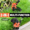 MAXLANDER Weed Wacker Cordless, 20V 12 Inch Cordless String Trimmer Edger, Weed Wacker Battery Operated with 8 PCS Replacement Spools, Lightweight Weed Trimmer, 2x2.0Ah Battery & Charger Included
