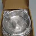 6 Pcs Stainless Steel Cat Bowls, Metal Cat Bowls Whisker Friendly, 5.5Inch Shallow Wide Cat Food Dishes, Replacement Basic Cat Plates