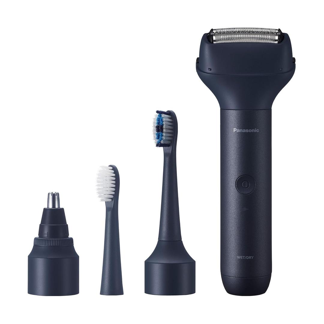 Panasonic MultiShape Clean Cut Shaver Kit with 3-Blade Men's Electric Shaver, Nose Hair Trimmer and Electric Toothbrush, Wet/Dry, Easy-Clean Customizable Grooming Kit - ER-CLEANCUT