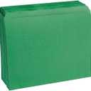 Staples StraightCut TopTab File Folders, Letter Size, Green, Durable Paper Stock, 100/Box