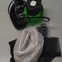 Pool Cover Pump above Ground - Submersible Water Sump Pump Swimming Water Removal Pumps, with Drainage Hose & 25 Feet Extra Long Power Cord, 850 GPH inGround, 3 Adapters (Green)