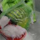 Green Monster Santa Claus Costume Set for Adults, 7PCS Christmas Santa Outfit Suit, Xmas Halloween Cosplay Costumes