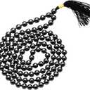 Amazing Gemstone Crystal Mala Beads - 108 Prayer Beads for Meditation and Mindfulness Practice, Handcrafted Mala Beads with Natural Gemstones for Spiritual Healing and Relaxation (Knotted) (Hematite)