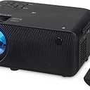 GPX Mini Projector with Bluetooth, USB and SD Media Ports, Includes Remote (PJ609B), Black, 