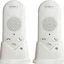Wireless Intercom System for Home, Long Range 2-Way Voice Intercom for Room-to-Room Communication, Portable Intercoms for Seniors, Home, Office (2-Pack)