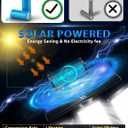 Solar Lights Outdoor Motion Sensor - 400% Brighter 7000K 3000LM 5 Levels Brightness 3 Lighting Modes 2400mAh 360 Wide Angle Illumination IP65 Waterproof Solar Flood Lights,Black