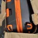 Rockland Melbourne Hardside Expandable Luggage with Spinner Wheels, Charcoal, 3-Piece Set (20/24/28)