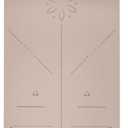 YOGATI Yoga Mat with Strap with Alignment Lines. Home Workout Mat for Women, Men and Kids. Thick Non Slip Yoga Mat for Pilates and Fitness. Brown, Pink and Purple Yoga Mats