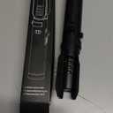 Camping Lighter, Torch Lighter, Straight Flame Bright Fire Refillable Windproof Adjustable Color with Safety Lock for Campfires Kitchen Hiking Candles Fireplace BBQ Outdoor Essentials (Black)