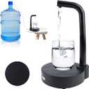 5 Gallon Drinking Water Dispenser Pump, 3 Speed Button Electric Bottle Water Dispenser Pump with Tubes & Coaster for 1-5 Gallon Water Jugs