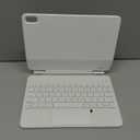 GreenLaw for iPad 11th(A16,2025)/10th(2022) Generation Case with Keyboard, Magic-Style Keyboard Stand, 7 Color Backlit, Stain-Resistant Surface, Multi-Touch Trackpad, White