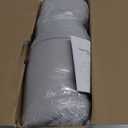 DONAMA Cervical Pillow for Neck and Shoulder,Contour Memory Foam Pillow,Ergonomic Neck Support Pillow for Side Back Stomach Sleepers with Pillowcase (Queen Size 24.8"Lx14.96"Wx5.51"H, Light Grey)