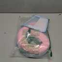 Sponge Core Dog Cone, Inflatable Dog Cone Collar Alternative, Dogs Donut Collar After Surgery, Soft Cone for Large Medium Small Dogs to Stop Licking, No Inflation Required, Clear View(Size 6, Pink) (Size 6(Neck: 15.8"- 18.0"))