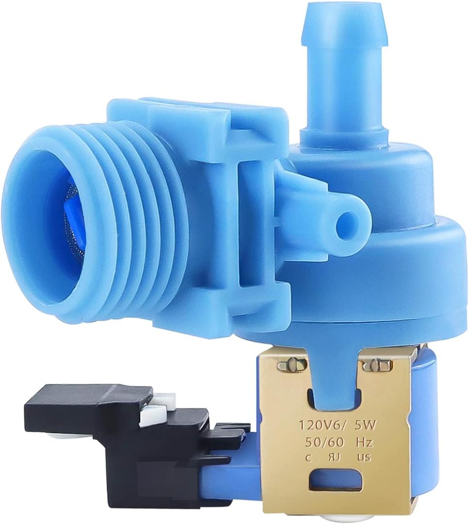 (2025 Upgraded) W10327249 W10327250 W11175771 Dishwasher Water Inlet Valve Fit for Whirlpool,Kenmore 665 662 series,KitchenAid,Amana -Replaces W10195047 W10316814 W11130743