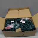 50 Feet C7 LED Christmas Lights Outdoor Multicolor Christmas Lights with 50 + 5 LED C7 Bulbs - for Holiday Xmas Decorations - Light Up House Stairs Porch Tree Yard Decor, Energy Efficient 0.6W = 7W