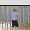 Cupount Banister Guard for Baby - 15ft x 3.3ft Black Safety Mesh Netting for Pets and Kids - Stair Railing Cover for Home