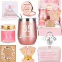 35th Birthday Gifts for Women Her, Happy 35th 35 Year Old Birthday Basket Gifts Box for Women Best Friends Female Daughter Sister Her Girlfriend Coworker Bestie Birthday Unique