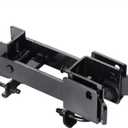 Chain Link Fence Lock Double Gate Latch for 1-5/8" or 2" Frame - Commercial Strong Arm Double Gate Latchs for Metal Gates, Black