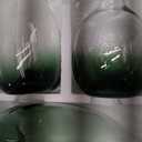 CONVIVA Modern Green Vase Set, Glass Flower vases,Large Decorative Centerpieces Kitchen Island Dining Table Living Sunroom Office Tabletop 3 Sizes 11" 9" 7" Height