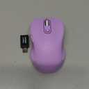 Trueque Wireless Mouse for Laptop, 2.4GHz Ergonomic Computer Mouse with Back & Forward Buttons, 3 Adjustable DPI Levels, 6 Buttons, Optical USB Cordless Mice for Windows PC (Lavender, 1 Pack)