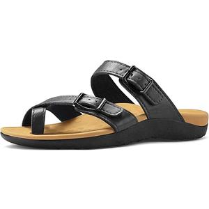 Mysoft  Women's Arch Support Slide Sandals Adjustable Orthopedic Flip Flops Comfortable Walking Summer Shoes, 11
