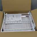 REALINN Under Sink Organizer, Pull Out Cabinet Organizer 2 Tier Slide Out Sink Shelf Cabinet Storage Shelves, Under Sink Storage for Kitchen Bathroom Cabinet, White, 1 Pack