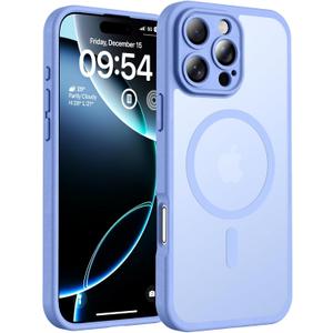 TOCOL for Phone 16 Pro Max Case, Compatible with Magsafe Charger, Full Camera Protection, Drop Protection, Translucent Matte Phone Case for iPhone 16 Pro Max 6.9 inch (Sky Blue)