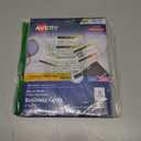 Avery Clean Edge Printable Business Cards with Sure Feed Technology, 2" x 3.5", White Linen Textured, 200 Blank Cards for Inkjet Printers (08873)