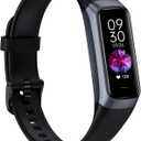 Fitness Tracker, Activity Trackers with 24/7 Heart Rate Blood Pressure Sleep Monitor, 1.10" AMOLED Touch Screen Step Counter, Waterproof Smart Watch Health Pedometer for Women Men