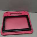 SUPLIK Kids Case for iPad 5th/6th Generation (9.7 inch, 2017/2018), iPad Air 1 & Air 2 & Pro 9.7 Case with Screen Protector, Durable Shockproof Kids Cover with Handle Stand, Pink