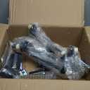 VONLUCE 6 Light Track Light Fixture, LED Track Lighting Kit with Rotatable Track Heads, 3-Color GU10 Bulbs Included, Modern Ceiling Spotlight for Kitchen Office Closet Studio Bedroom, Black.3