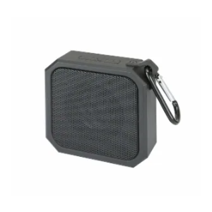 iLive Portable IPX4 Water-Resistant Magnetic Bluetooth Speaker with Lanyard Loop - Black