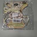 GAMUDA Dog Harness Collar and Leash Set, Dog Harness, No Chock No Pull Adjustable Vest Harnesses Plaid Reflective for Medium Dog, Cat, Small Horse, Small Bull and Pig (Beige, M)