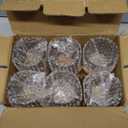 Beaded Amber Drinking Glasses Set of 6-10 oz Vintage Glassware Set Jupiter Glasses, Cocktail Glass Set, Juice Glass, Water Cups Hostess Gift, Present, Gift for Newlyweds