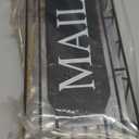 SRIWATANA Mail Key Holder for Wall, Mail Organizer Wall Mount, Small Size, Black