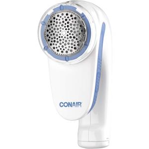 Conair Fabric Shaver and Lint Remover, Battery Operated Portable Fabric Shaver, White