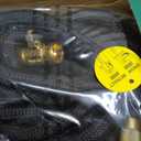 Flexi Hose Lightweight Expandable Garden Hose, 75FT -Retractable Garden Hose, Water Hose - No-Kink Flexibility, 3/4 Inch Solid Brass Fittings and Double Latex Core