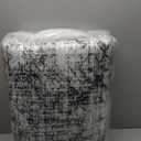 8x10 Washable Area Rug, Upgraded Denser Surface Vintage Rugs, Honeycomb Non-Slip Backing Living Room Rug, Easy Care Foldable Rugs for Living Room Bedroom Kitchen Dinning Room Home Office (Grey)