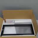 LOHASOK Bread Box for Kitchen Countertop Large Bread Box Farmhouse Bread Container Bread Storage with Window Bread Holder Black