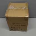 Briful Rustic Ceramic Vase 7 Tall  Handcrafted Vintage Pottery Flower Vase with Distressed White-Wash Finish  Farmhouse Decorative Accent for Table, Shelf, Mantel (Not Watertight), Brown