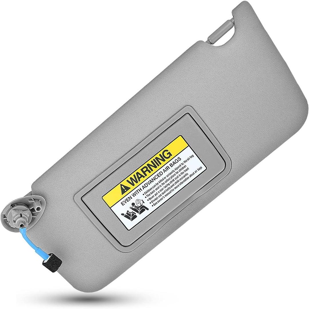 Left Driver Side Sun Visor for Honda Accord 2008 2009 2010 2011 2012 2013 2014 2015 2016 2017, Replacement Assembly 83280-TA5-A71ZA 83280-TA5-A51ZA (Gray)