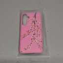 Compatible with Samsung Galaxy S24+ Plus & S25+ Plus Case with Card Holder Cute Shockproof Drop Protection Phone Wallet Slot Cover Cases for Women - Pink Blooming Sakura Cherry