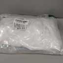 RYB HOME Sheer Curtains Adhesive No Drill Decorative for Window with Tie Back, Home Decor Light Filtering Easy to Install for Bedroom Living Room, Pure White, W 35 x L 48, 1 Panel