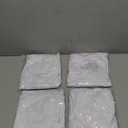 Peomeise Stretch Spandex Folding Chair Cover for Wedding Party Dining Banquet Event (White, 4pcs)